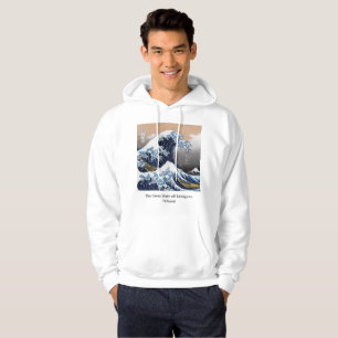 Hokusai , “ The Great Wave off Kanagawa ” Hoodie