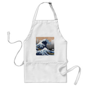 Hokusai , “ The Great Wave off Kanagawa ” Standard Apron