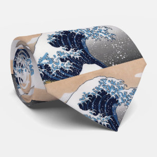 Hokusai , The Great Wave off Kanagawa Tie