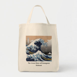 Hokusai , "The Great Wave off Kanagawa" Tote Bag