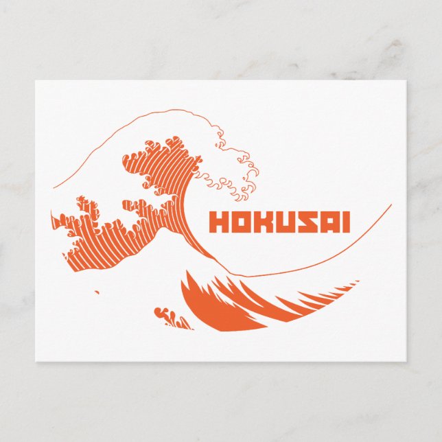Hokusai - The Great Wave Postcard (Front)