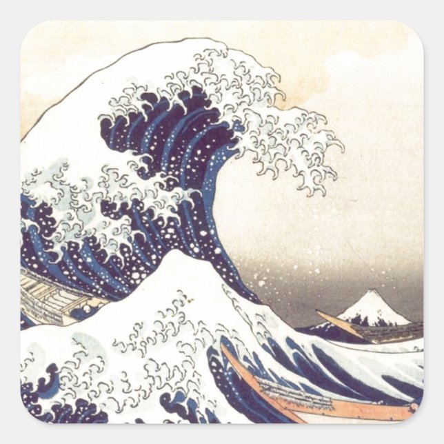 Hokusai 'The Great Wave' Sticker (Front)