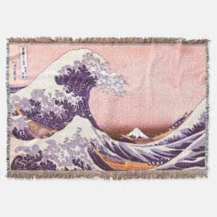 hokusai - The great Wave Throw Blanket