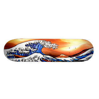 Hokusai Wave Skateboard