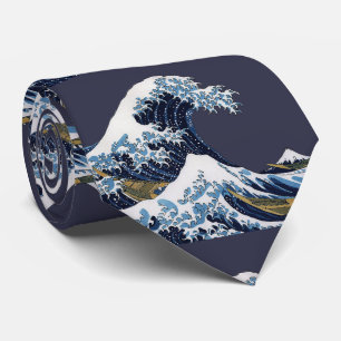 Hokusai Wonderful Waves in Kanagawa Tie