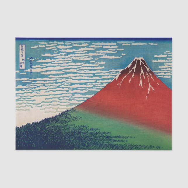 HOKUSAI WOODBLOCK PRINT Tissue Paper (Front)