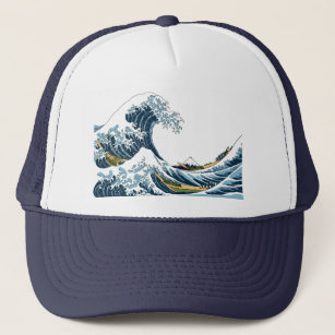 Hokusai's Great Wave off Kanagawa Trucker Hat