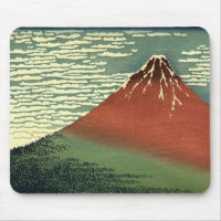 Hokusai's South Wind, Clear Sky or "Red Fuji" Mous