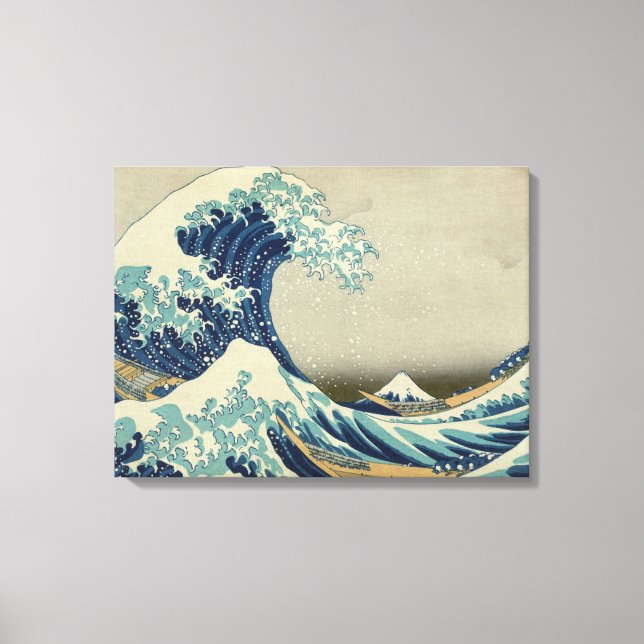 Hokusai's The Great Wave off Kanagawa Canvas Print (Front)