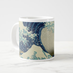 Hokusai's The Great Wave off Kanagawa Large Coffee Mug