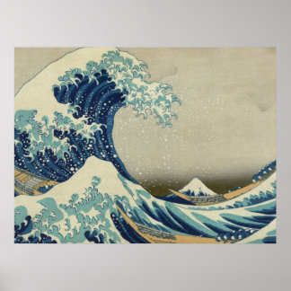 Hokusai's The Great Wave off Kanagawa Poster