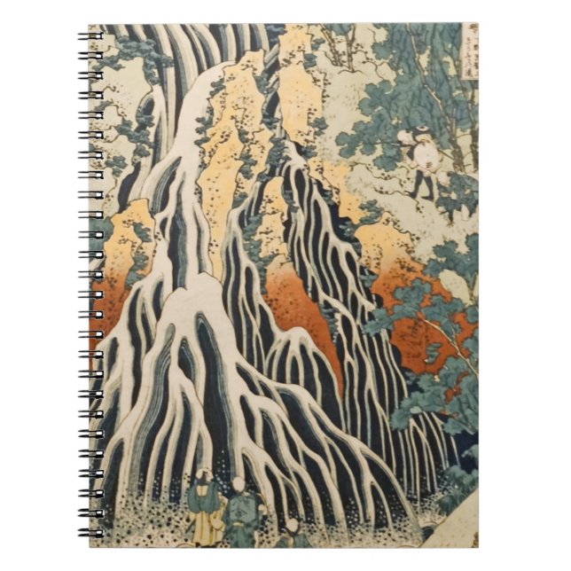 Hokusai's Waterfalls Kirifuri Notebook (Front)