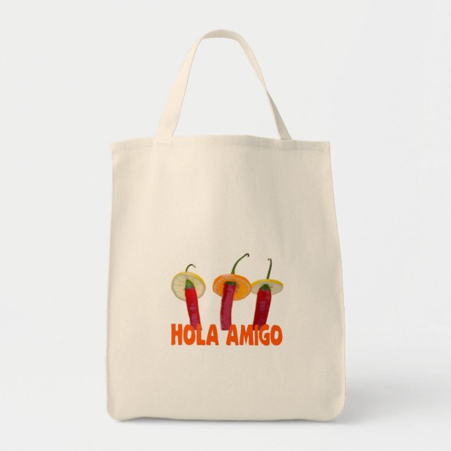 Hola Amigo Tote Bag (Front)