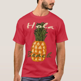 Hola Beach Funny Beach Vacation Summer, (9)  T-Shirt