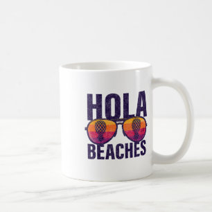 Hola Beaches Upside Down Pineapple Swinger Coffee Mug