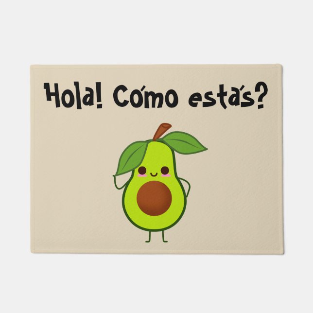 Hola! Como estas? Doormat | Zazzle