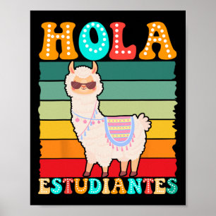 Hola Estudiantes Spanish Teacher Back To School Poster