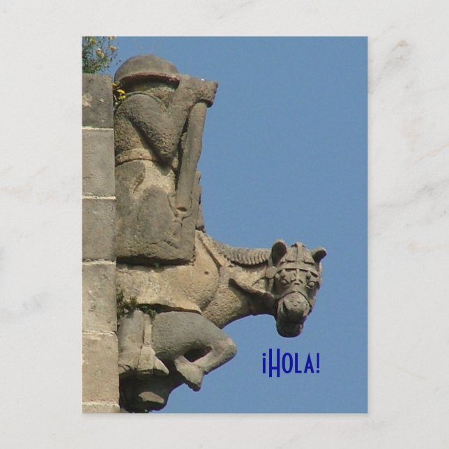 ¡Hola! - Greetings from Barcelona Postcard (Front)
