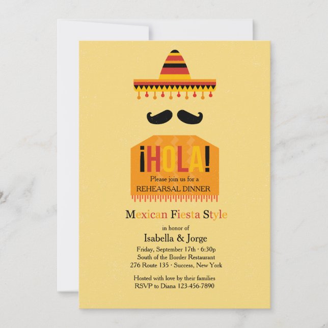 Hola Invitation (Front)