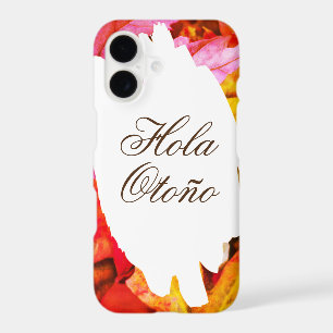 Hola Otoño Season Autumn Leaves Girly Trendy Chic