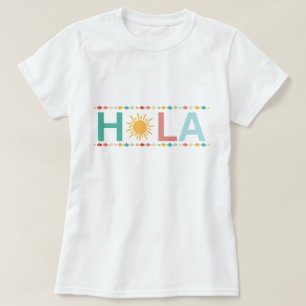 Hola Shirt,Spanish Hola Tshirt,Hello Spanish Shirt