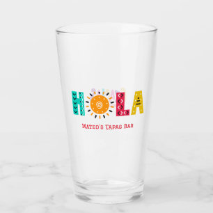 HOLA! Tapas Business editable names and logos Glass