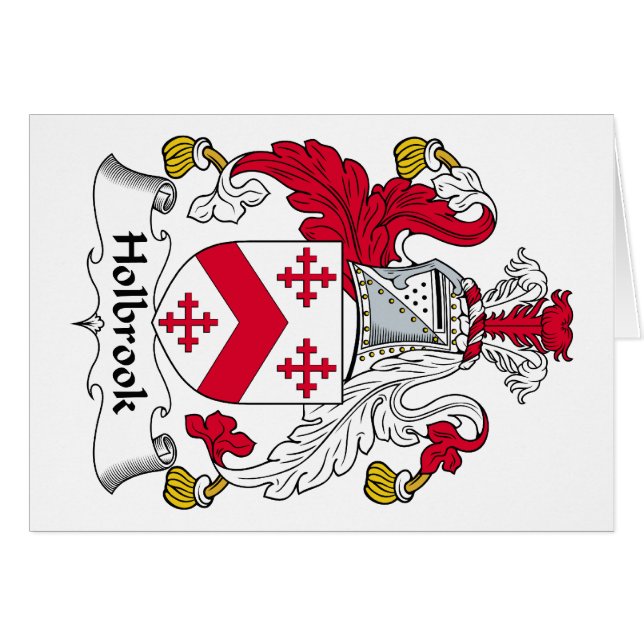 Holbrook Family Crest (Front Horizontal)