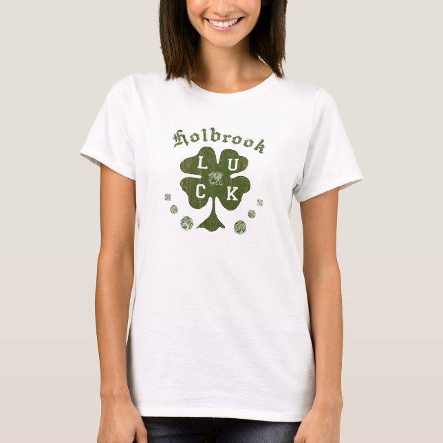 Holbrook Massachusetts Irish T-Shirt (Front)