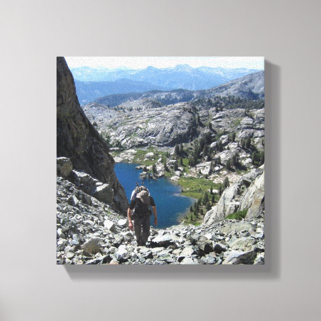 Holcomb Lake - Ansel Adams Wilderness - Sierra Canvas Print (Front)