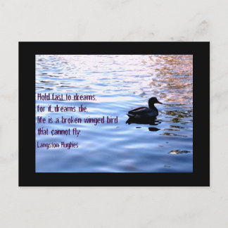 Hold Fast to Dreams Postcard