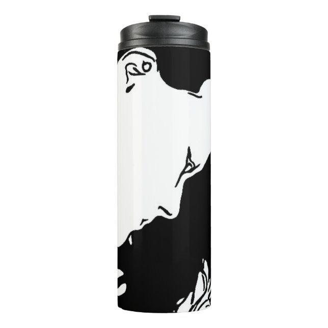 Hold Her Hair Back Thermal Tumbler (Front)