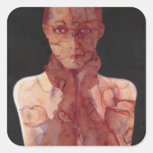 Hold In 2 Square Sticker