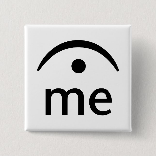 Hold Me 15 Cm Square Badge (Front)