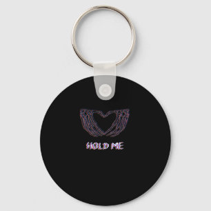 Hold Me Classic - Skeleton Hand Heart Key Ring
