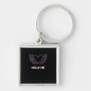 Hold Me Classic - Skeleton Hand Heart Key Ring