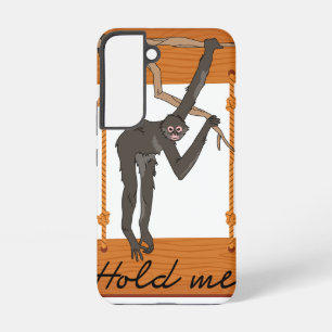 "Hold Me" Cute Spider Monkey Hanging on a Swing Ph Samsung Galaxy Case