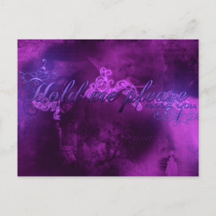 Hold me please I need you Postcard
