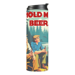 Hold My Beer Camping Thermal Tumbler