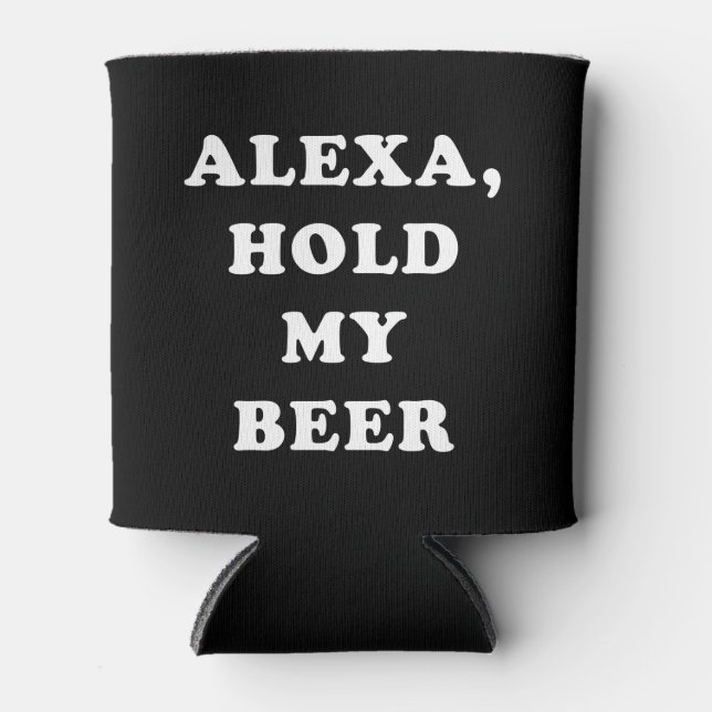 Hold My Beer Funny Can Cooler (Front)