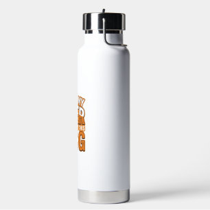 Hold My Beer I Gotta Pet This Dog Funny Dog Lover  Water Bottle