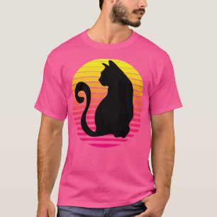 hold on i see a cat vintage cat mum kitten funny c T-Shirt