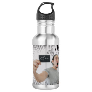 Hold On It’s My Turn! – Comic Expression Design 532 Ml Water Bottle