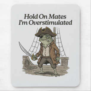 Hold On Mates Frog Autism Awareness Mouse Mat