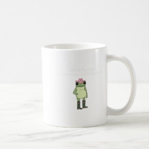 Hold On Partner I'm Growing A Little Buckaroo Frog Coffee Mug