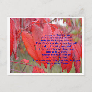Hold On Postcard