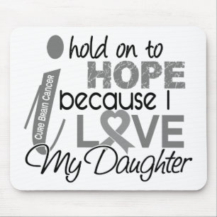 Hold On To Hope Daughter Brain Cancer Mouse Mat
