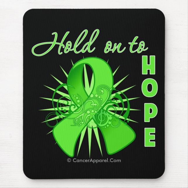 Hold On To Hope - Lymphoma Mouse Mat (Front)