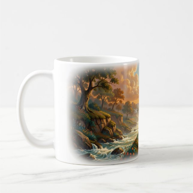 Hold On to Wonder River Path Mug (Left)