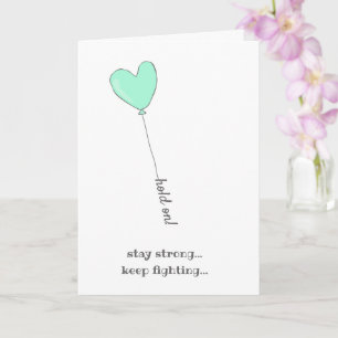 Hold on! Together we will beat this - Beat Cancer Card