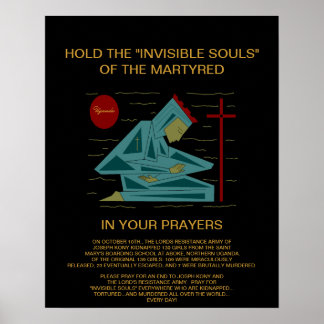 hold the invisible souls of the martyred... poster